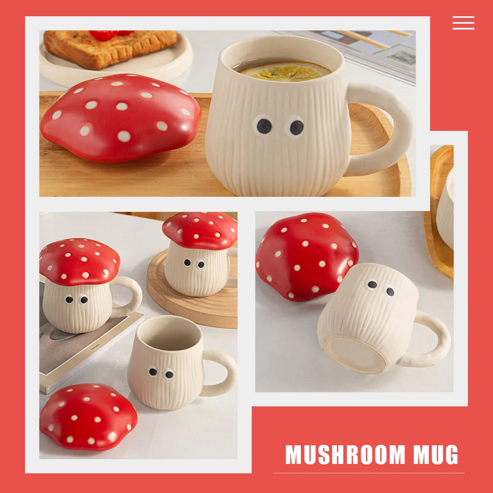 Mushroom Ceramic Coffee Mug Cute Cartoon Coffee Cup for Tea Milk Soup Cute Mugs Aesthetic Kawaii Unique Mushroom Mug
Mushroom Ceramic Coffee Mug Cute Cartoon Coffee Cup for Tea Milk Soup Cute Mugs Aesthetic Kawaii Unique Mushroom Mug