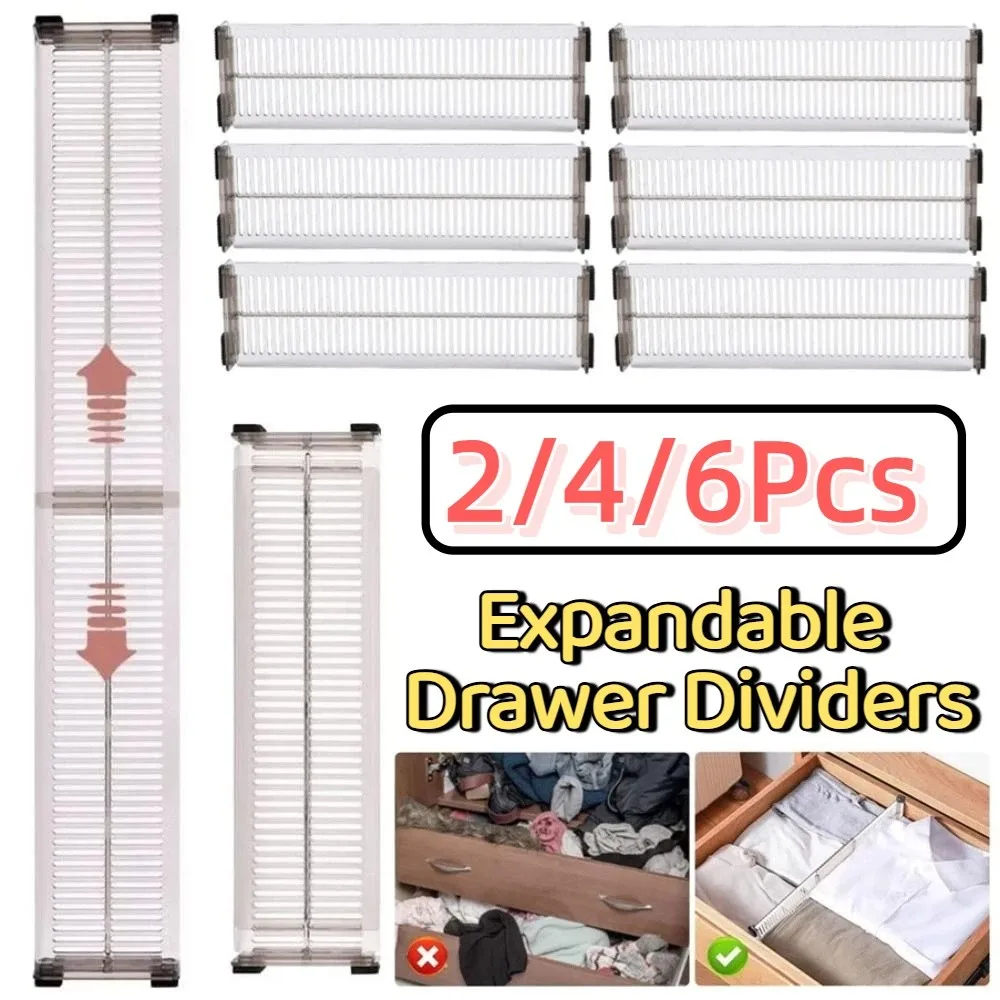 2/4/6Pcs Adjustable Expandable Drawer Dividers Creative 10.8-20inch Drawer Divider Organizers Multipurpose Save Space
2/4/6Pcs Adjustable Expandable Drawer Dividers Creative 10.8-20inch Drawer Divider Organizers Multipurpose Save Space