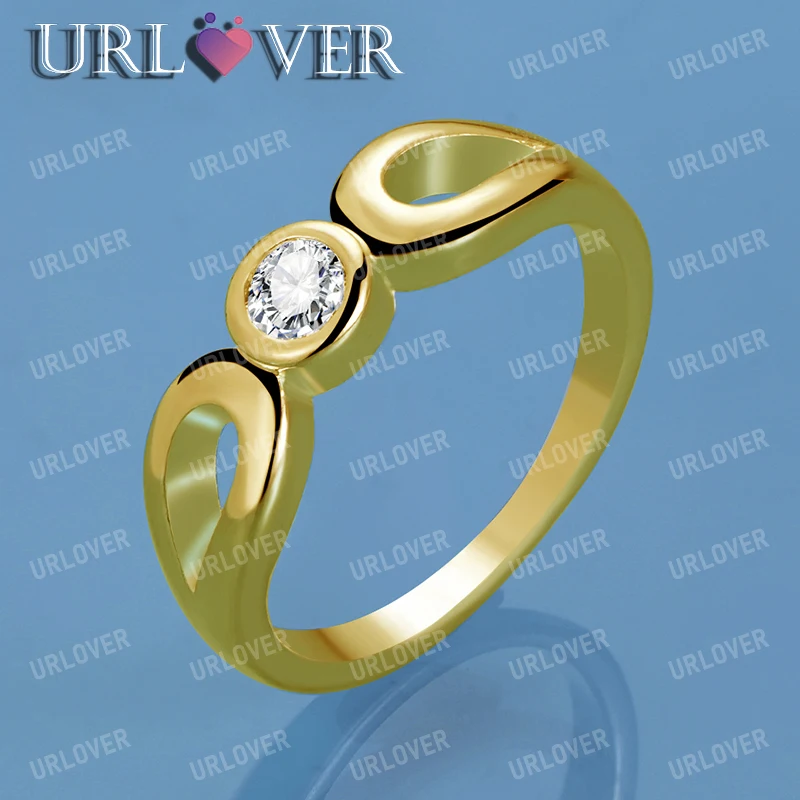 SHSTONE 18K Gold Classic Round Zircon Rings For Women 925 Sterling Silver Ring Party Wedding Fashion Jewelry Luxury Fine Gift
SHSTONE 18K Gold Classic Round Zircon Rings For Women 925 Sterling Silver Ring Party Wedding Fashion Jewelry Luxury Fine Gift