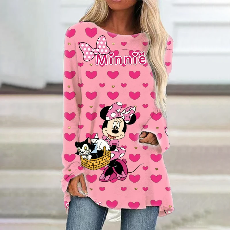 2024 Autumn Street New Slim Fit 3D Printed Women's Long Sleeve Round Neck Minnie Fashion Casual Cute Raglan Sleeve T-Shirt y2k
2024 Autumn Street New Slim Fit 3D Printed Women's Long Sleeve Round Neck Minnie Fashion Casual Cute Raglan Sleeve T-Shirt y2k