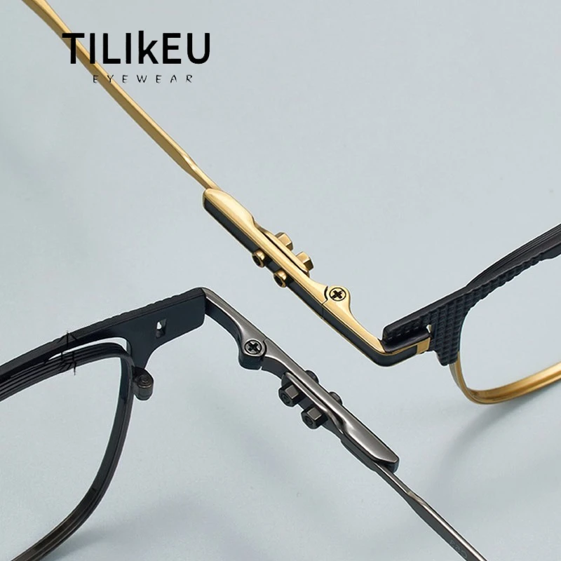 149mm Large Face Frame Pure Titanium Retro Square Men Eyeglasses Frame Designer Vintage Eyebrow Full Rim Japanese Eyewear S-02T
149mm Large Face Frame Pure Titanium Retro Square Men Eyeglasses Frame Designer Vintage Eyebrow Full Rim Japanese Eyewear S-02T