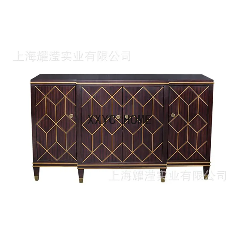 Solid Wood Sideboard Dining Room Three-Door Locker Fashion Foyer Curio Cabinet
Solid Wood Sideboard Dining Room Three-Door Locker Fashion Foyer Curio Cabinet