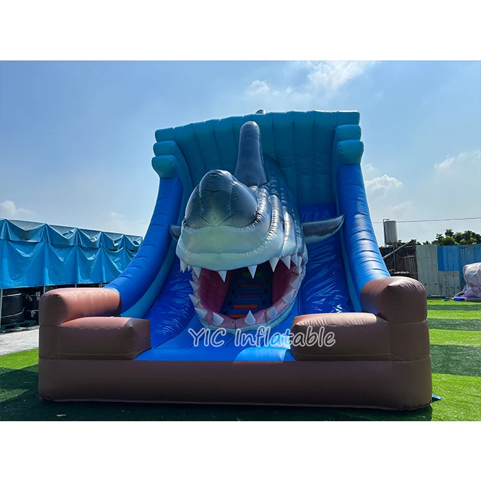 Shark Inflatable Jumping Slide Combo Bounce House Inflatable Bouncing Castle Kids Outdoor Bouncy Castle Inflatable