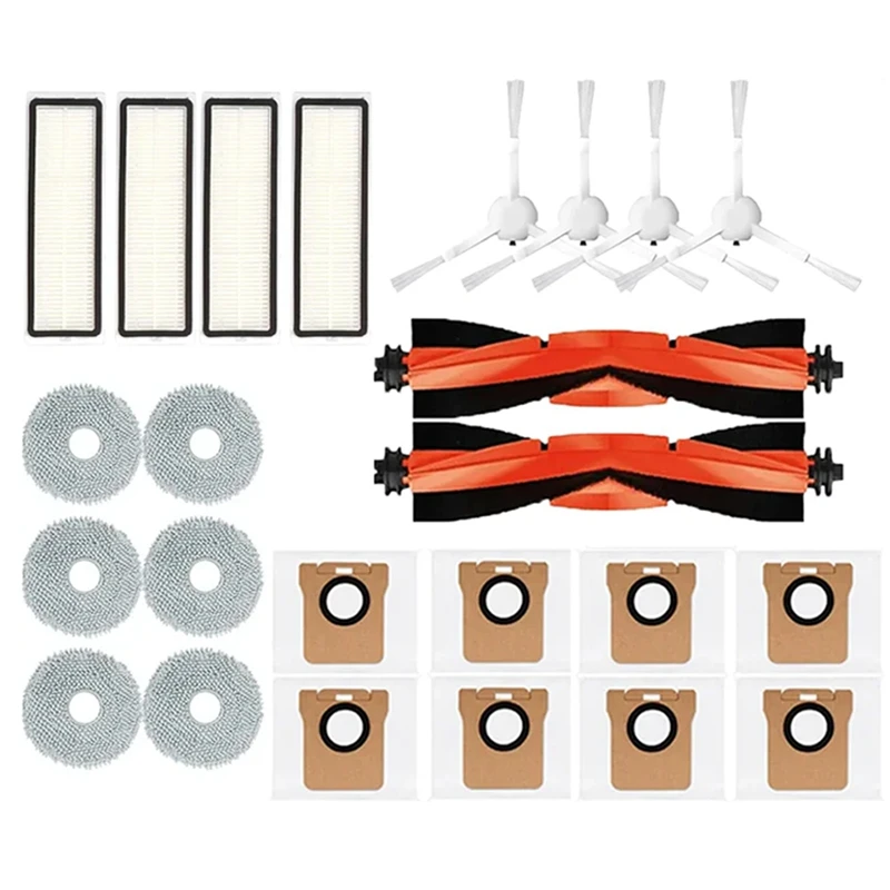 For Xiaomi Robot Vacuum X20+ / X20 Plus Accessories Main Side Brush Hepa Filter Mop Cloth Dust Bags Replacement Parts
For Xiaomi Robot Vacuum X20+ / X20 Plus Accessories Main Side Brush Hepa Filter Mop Cloth Dust Bags Replacement Parts