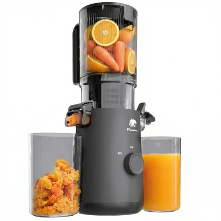 Juicer Machines Cold Press Juicer with 5.3" Extra Large Feed Chute and Powerful AC Brushless Motor Fit Whole Fruits and Vegetab
Juicer Machines Cold Press Juicer with 5.3" Extra Large Feed Chute and Powerful AC Brushless Motor Fit Whole Fruits and Vegetab