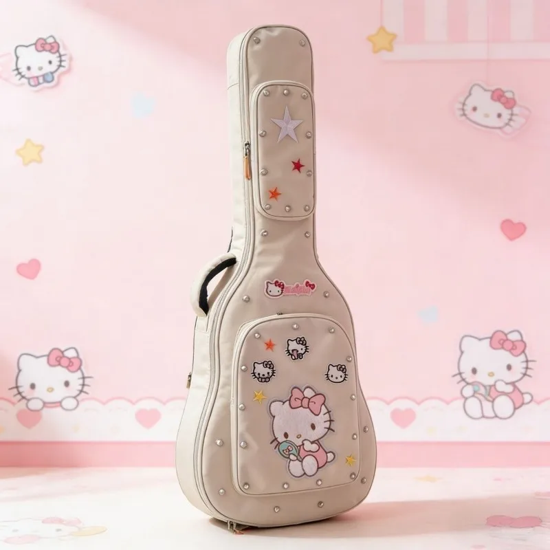 Аниме-рюкзак Sanrio Hello Kitty для гитары, ручной работы, для электрогитары и акустической гитары, утолщенный, с мультяшным дизайном, милый и очаровательный.
Аниме-рюкзак Sanrio Hello Kitty для гитары, ручной работы, для электрогитары и акустической гитары, утолщенный, с мультяшным дизайном, милый и очаровательный.