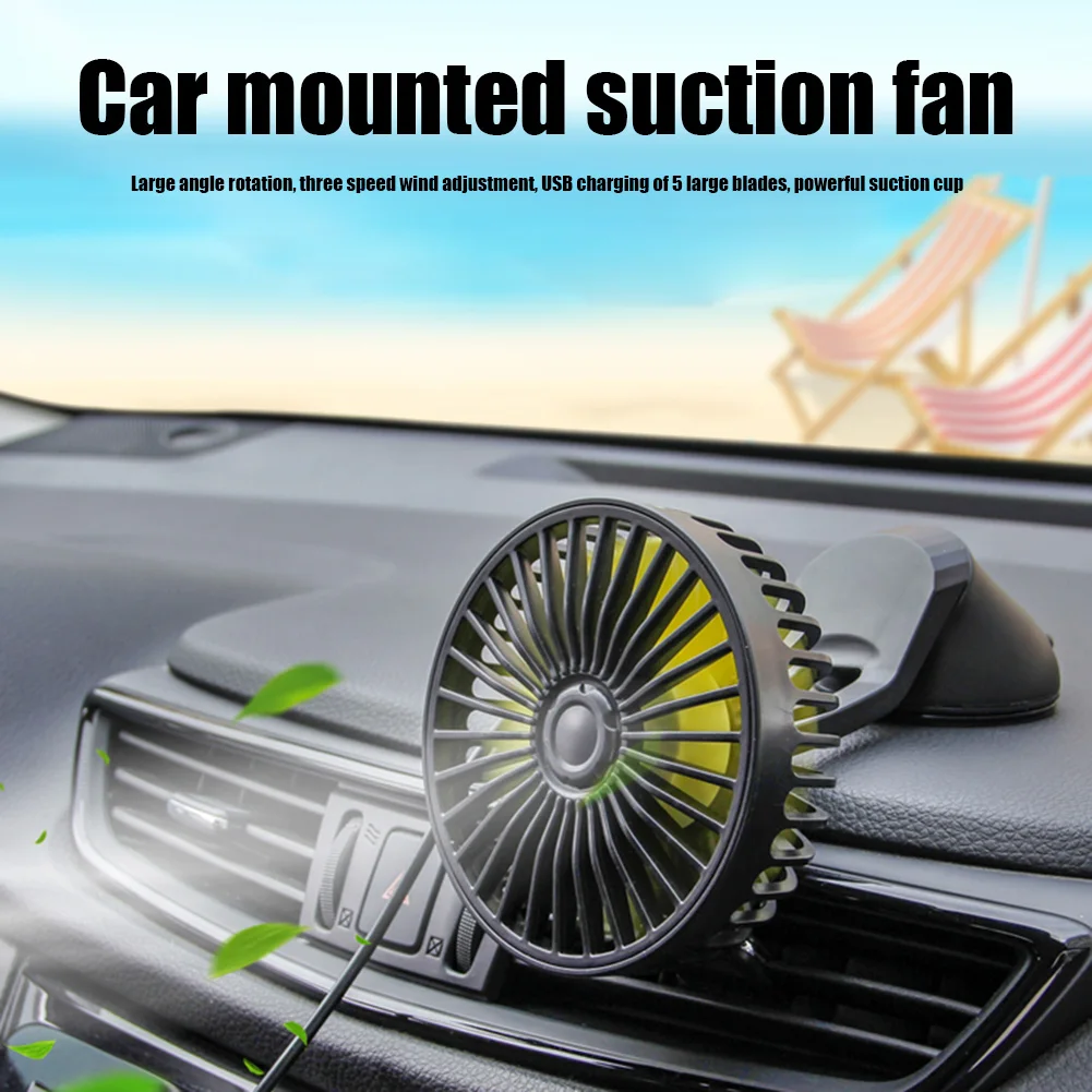 F402 Vehicle Fan with Suction Cup 3 Wind Speed Angle Adjustable USB Fan for Desk
F402 Vehicle Fan with Suction Cup 3 Wind Speed Angle Adjustable USB Fan for Desk