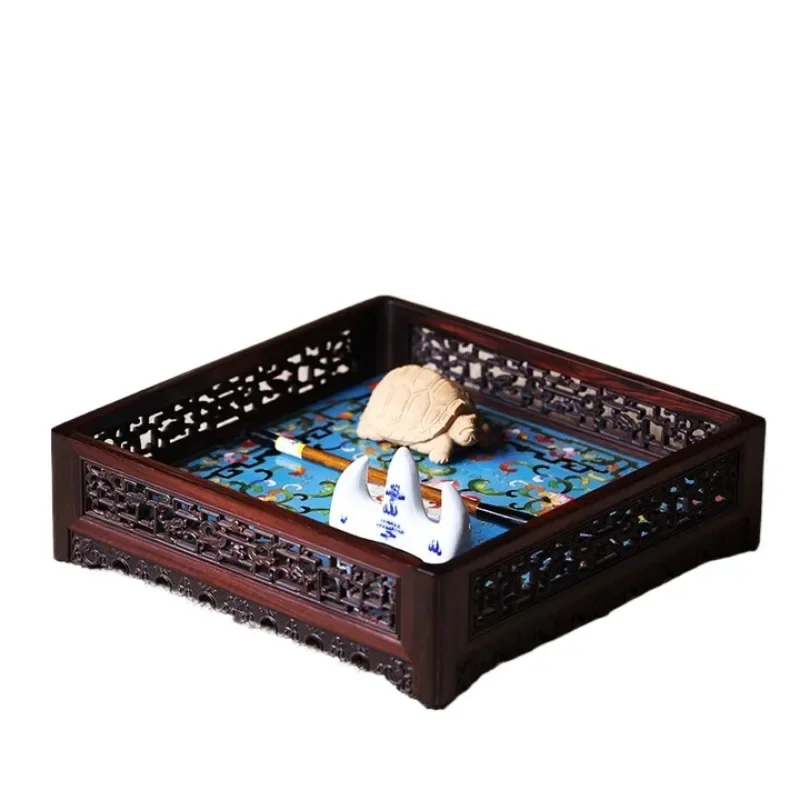 Chinese plate tea set Wenwan study desktop
Chinese plate tea set Wenwan study desktop