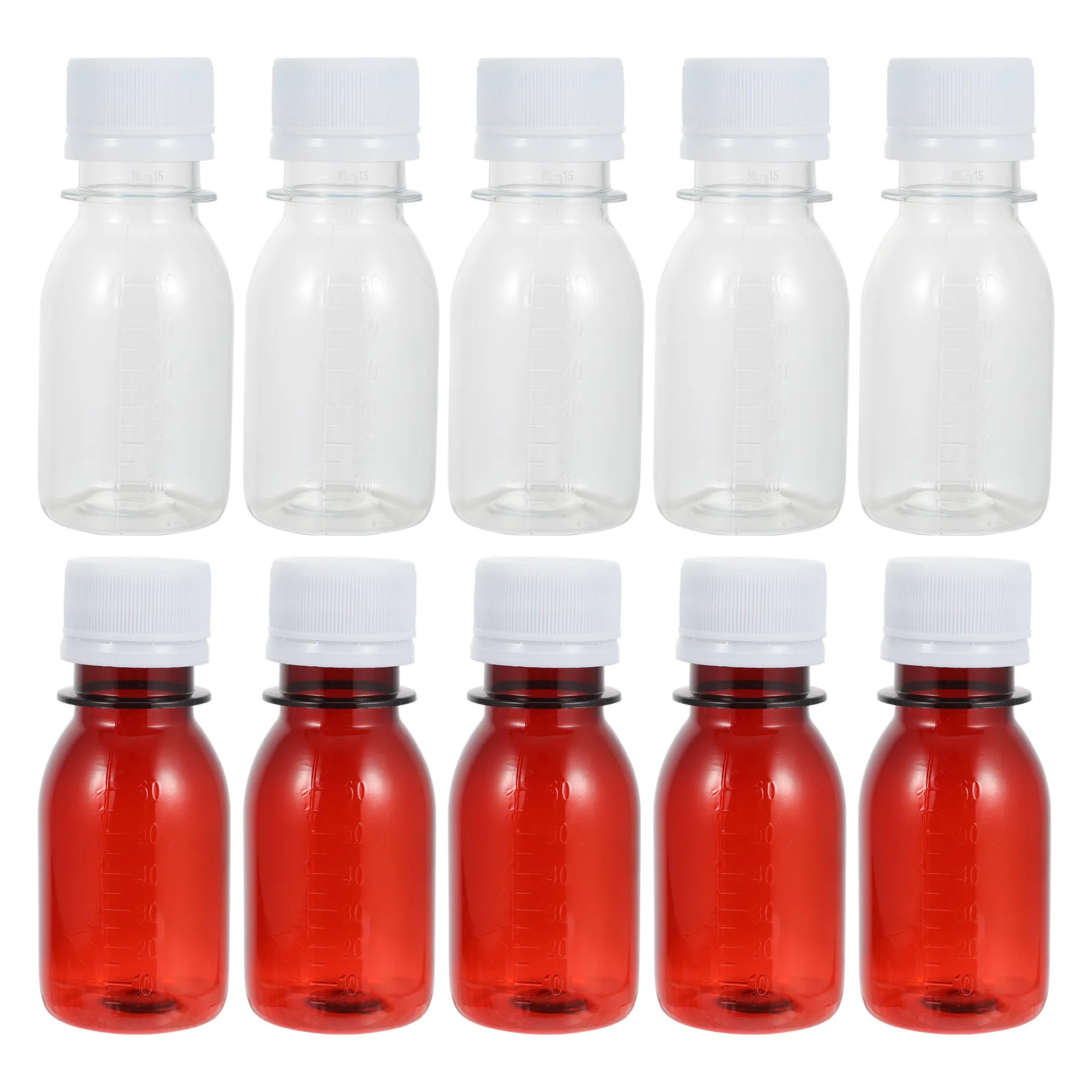 20 Pcs Mini Toy Graduated Bottle Media Reagent Transparent Chemical White Plastic Leak Proof
20 Pcs Mini Toy Graduated Bottle Media Reagent Transparent Chemical White Plastic Leak Proof