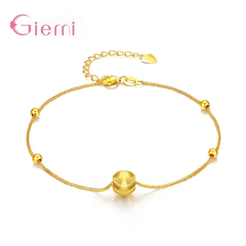 Original 925 Silver Ball Shape Geometric Silver Beads Chain Bracelet Dazzling Chain Bracelets For Women Jewelry
Original 925 Silver Ball Shape Geometric Silver Beads Chain Bracelet Dazzling Chain Bracelets For Women Jewelry