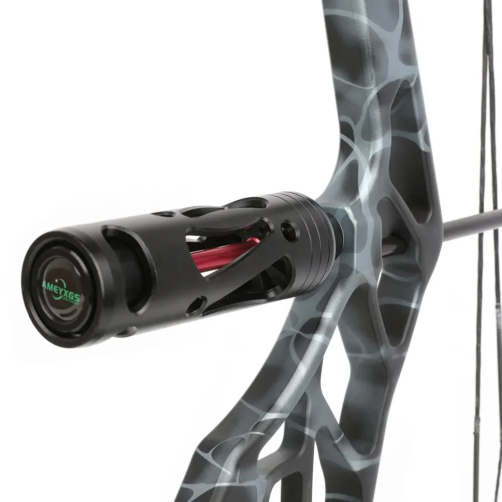 5 Inch Alloy Bow Stabilizer Shock Absorption Vibration Damping 5/16 Thread Compound Bow Hunting Archery Target Shooting Practice
5 Inch Alloy Bow Stabilizer Shock Absorption Vibration Damping 5/16 Thread Compound Bow Hunting Archery Target Shooting Practice