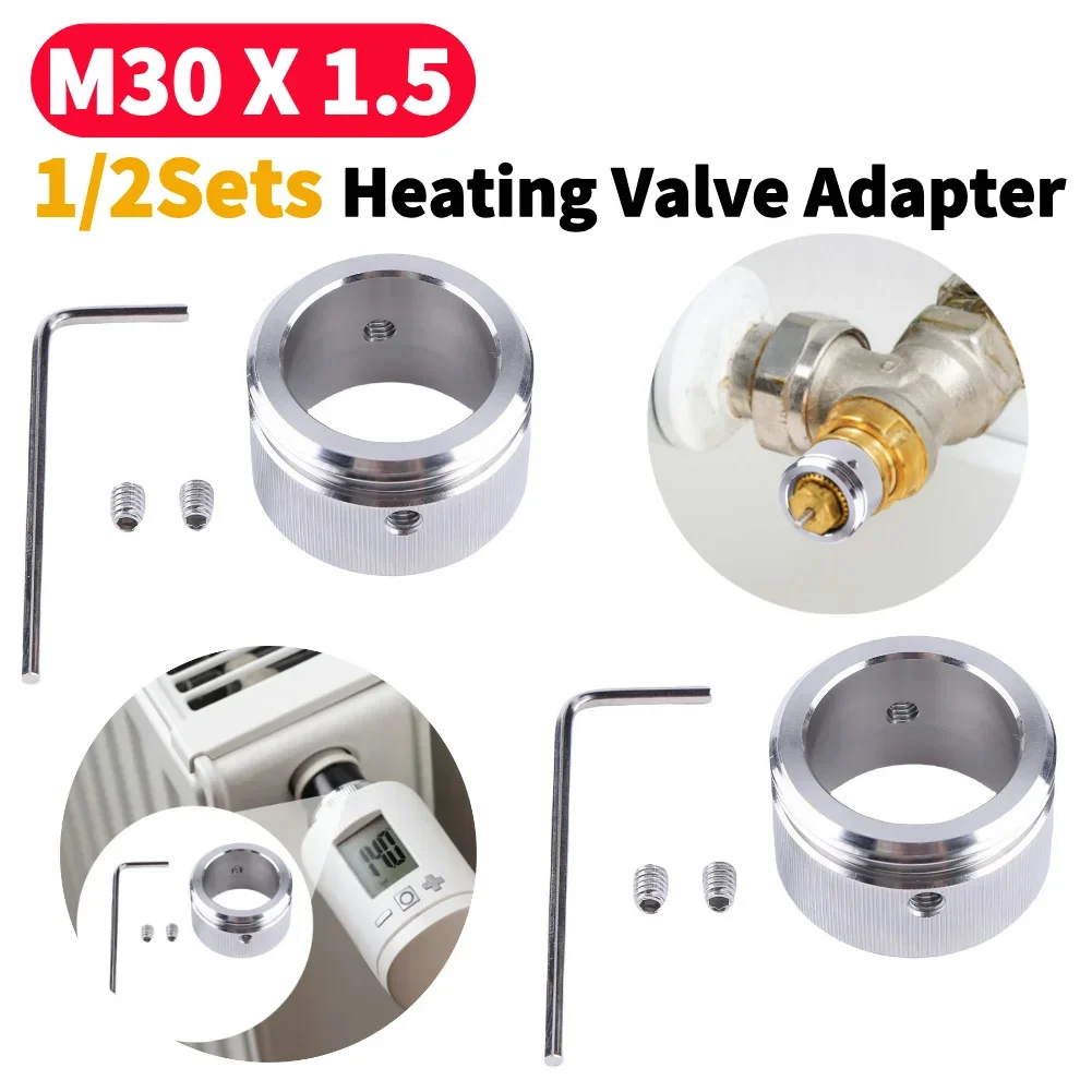 1/2Set Heating Valve Adapter 304 Stainless Steel Radiator Valve Thermostat Head With Strips Adapter for Ra Rav Ravl Valve
1/2Set Heating Valve Adapter 304 Stainless Steel Radiator Valve Thermostat Head With Strips Adapter for Ra Rav Ravl Valve