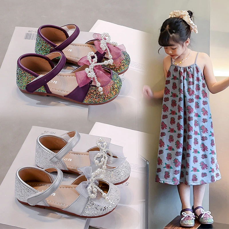 2026 Summer Girls Sequin Lace Bow Princess Sandals Baby Pearl Dance Performance Shoes Children Soft Sole Sandals Kids Soft
2026 Summer Girls Sequin Lace Bow Princess Sandals Baby Pearl Dance Performance Shoes Children Soft Sole Sandals Kids Soft