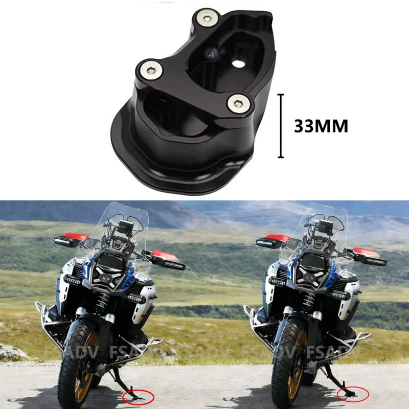 R1300GS Kickstand Extension Plate Side Stand Enlarger Pad Replace For BMW R1300 GS ADV R 1300 GS Adventure 2024-2026 Motorcycle
R1300GS Kickstand Extension Plate Side Stand Enlarger Pad Replace For BMW R1300 GS ADV R 1300 GS Adventure 2024-2026 Motorcycle