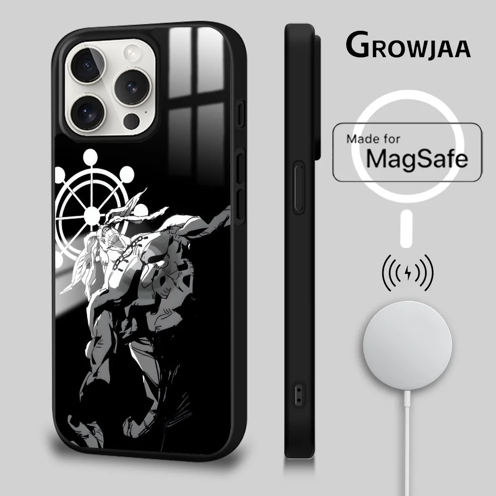 J-Jujutsu K-Kaisen Mahoraga Phone Case For iPhone 16 15 14 13 12 11 Pro Max Plus Mini Magsafe Mirror Wireless Magnetic Cover
J-Jujutsu K-Kaisen Mahoraga Phone Case For iPhone 16 15 14 13 12 11 Pro Max Plus Mini Magsafe Mirror Wireless Magnetic Cover