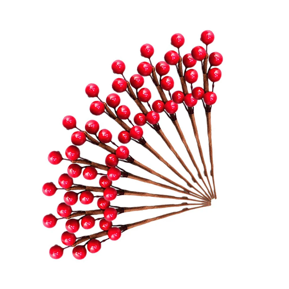 10 Pcs Christmas Flowers Artificial Decor Table Decoration Faux Home Red Berry Stems Realistic Fake Fruit Sticks
10 Pcs Christmas Flowers Artificial Decor Table Decoration Faux Home Red Berry Stems Realistic Fake Fruit Sticks