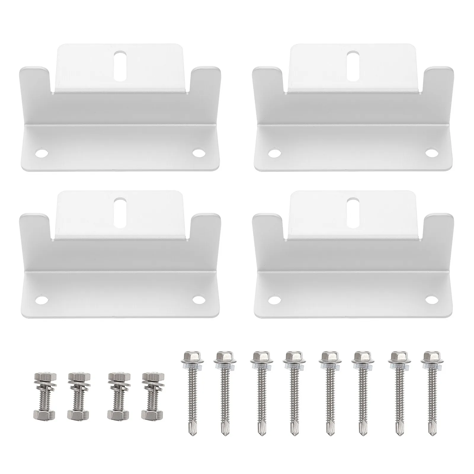 4 Sets Panel Z Brackets Aluminum Boats Trailers Mounting Solar Panel Mounting Brackets Kit Sturdy Long Use
4 Sets Panel Z Brackets Aluminum Boats Trailers Mounting Solar Panel Mounting Brackets Kit Sturdy Long Use