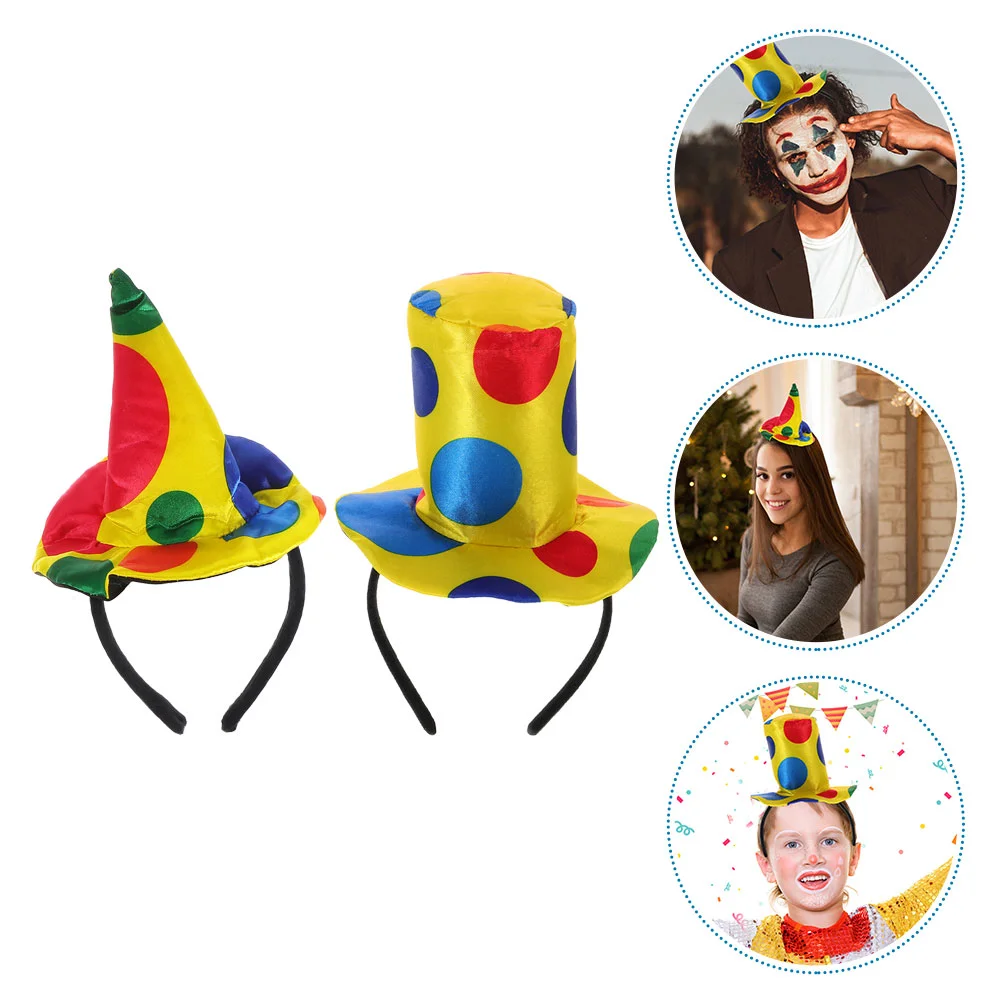 2 Pcs Headband Clown Hat Circus Halloween Hairbands Makeup Costume Props Headgear Headwear Women Accessories
2 Pcs Headband Clown Hat Circus Halloween Hairbands Makeup Costume Props Headgear Headwear Women Accessories