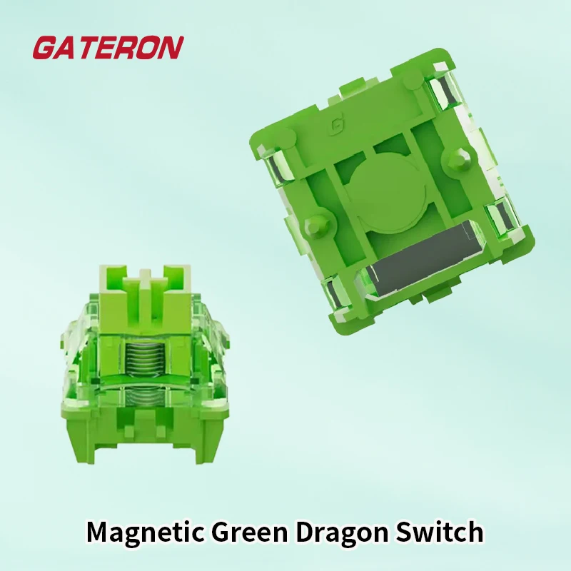 Gateron Magnetic Green Dragon switch, Linear, Freely setting pre-travel, Hall Sensor Effect for Magnetic Keyboard Gaming Office
Gateron Magnetic Green Dragon switch, Linear, Freely setting pre-travel, Hall Sensor Effect for Magnetic Keyboard Gaming Office