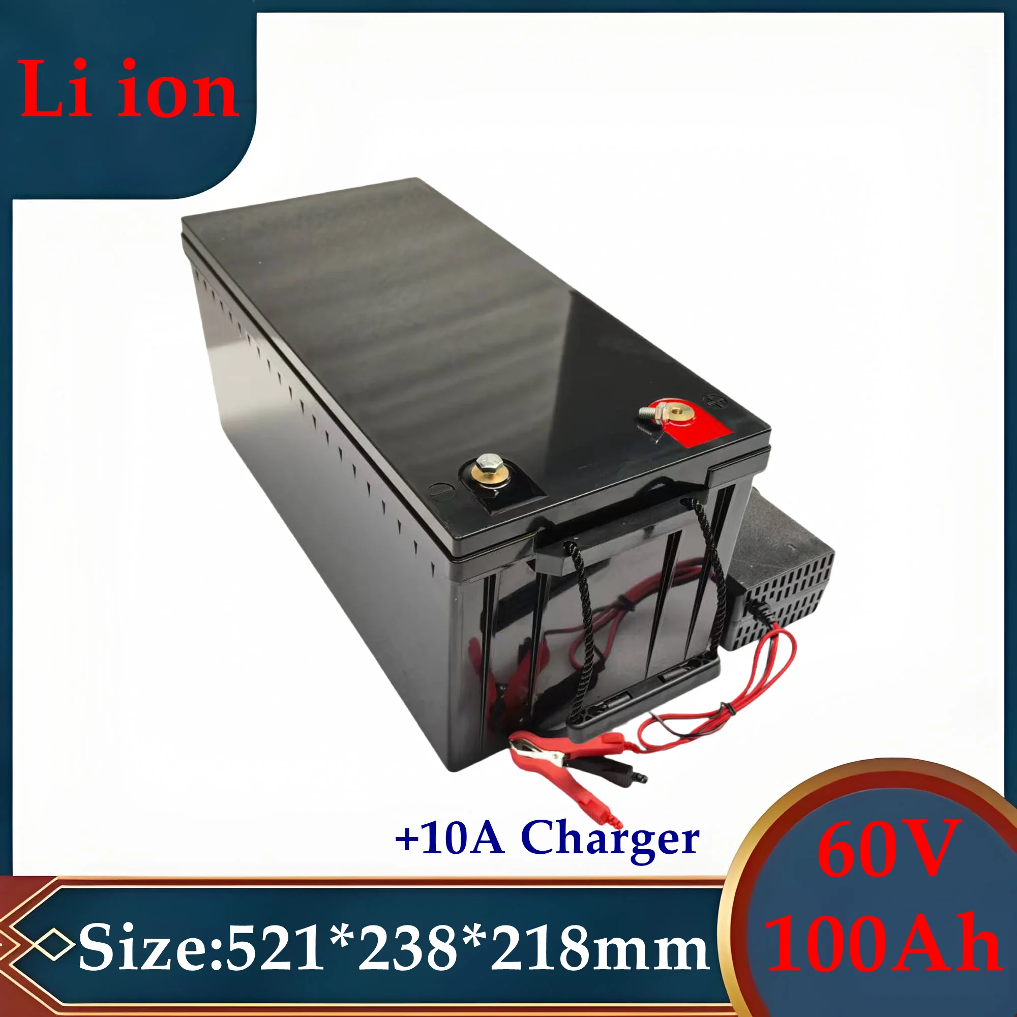 li-ion Lithium Replace battery Solar System backup power Hybrid Electrical Vehicle golf cart + 10A charger 60V 80Ah 100AH
li-ion Lithium Replace battery Solar System backup power Hybrid Electrical Vehicle golf cart + 10A charger 60V 80Ah 100AH