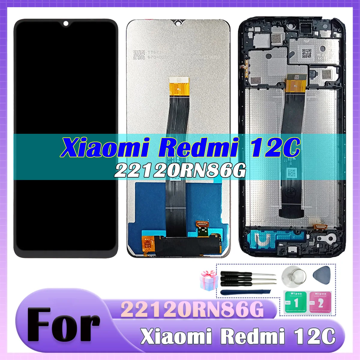 IPS 6.71'' For Xiaomi Redmi 12C LCD With Frame Display Touch Panel Screen Assembly,For Redmi 12C LCD Screen
IPS 6.71'' For Xiaomi Redmi 12C LCD With Frame Display Touch Panel Screen Assembly,For Redmi 12C LCD Screen