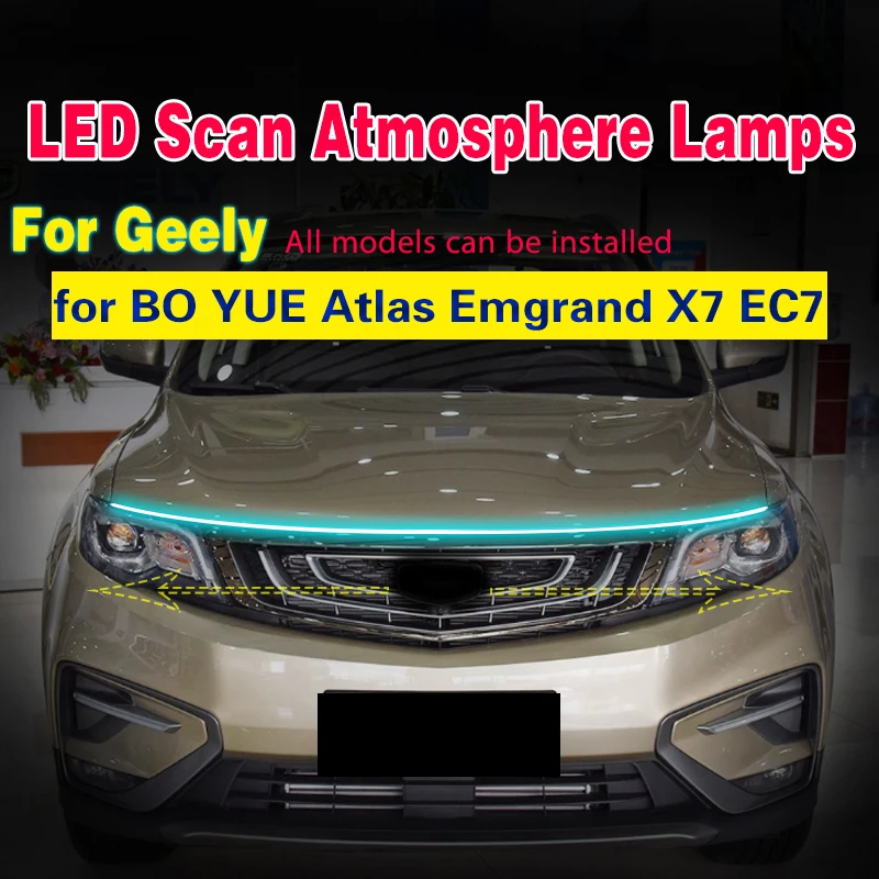 1pcs Universal Flexible LED Strip DRL Daytime Running Strip Light Headlight Scan Starting For Geely BO YUE Atlas Emgrand X7 EC7
1pcs Universal Flexible LED Strip DRL Daytime Running Strip Light Headlight Scan Starting For Geely BO YUE Atlas Emgrand X7 EC7