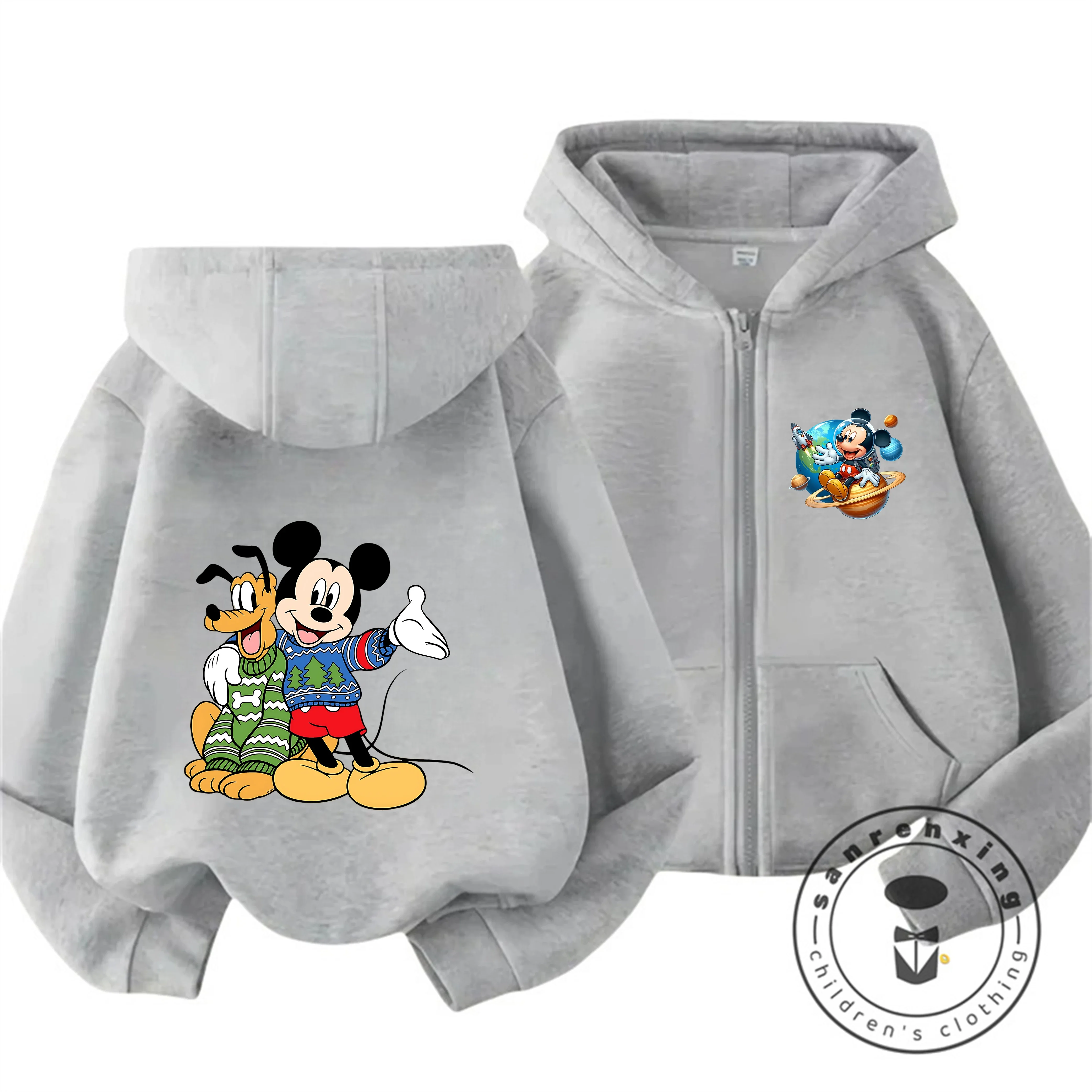 Cute Hot Disney Mickey Mouse Zipper Hoodie 3-14Y Autumn Winter Boys Girls Kawaii Cartoon Street Warm Casual Kids
Cute Hot Disney Mickey Mouse Zipper Hoodie 3-14Y Autumn Winter Boys Girls Kawaii Cartoon Street Warm Casual Kids