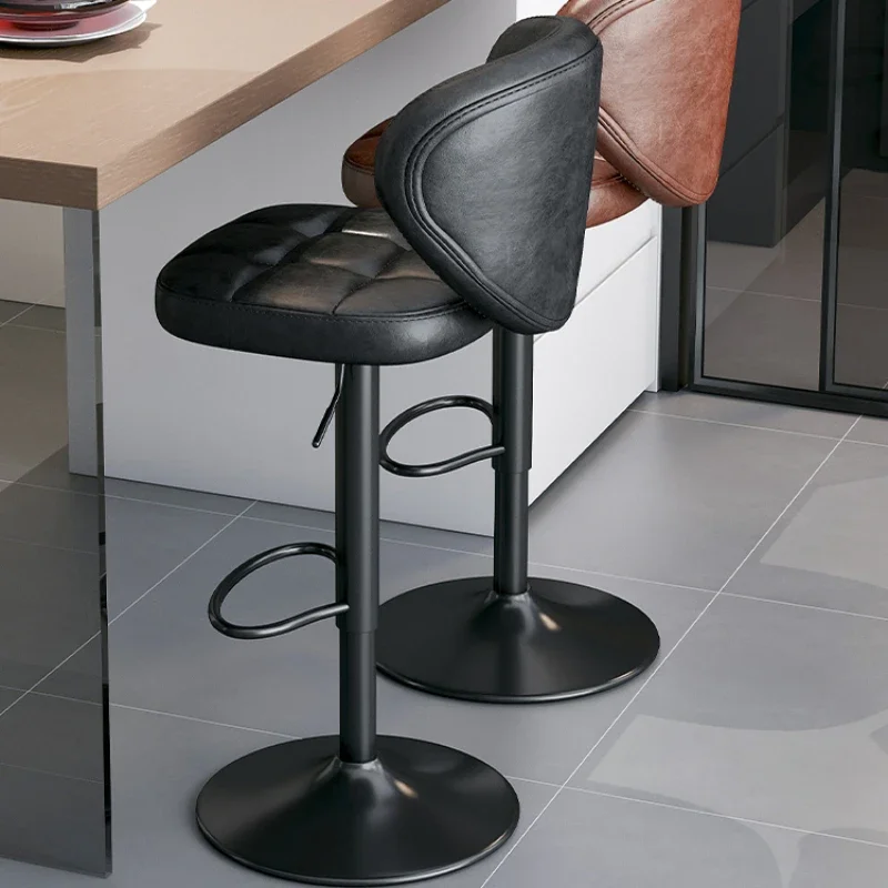 Sleek Minimalist Bar Chairs Oil Wax Leather Seat High Legged Lift Chair Light Luxury Design for Restaurants and Home Bars
Sleek Minimalist Bar Chairs Oil Wax Leather Seat High Legged Lift Chair Light Luxury Design for Restaurants and Home Bars