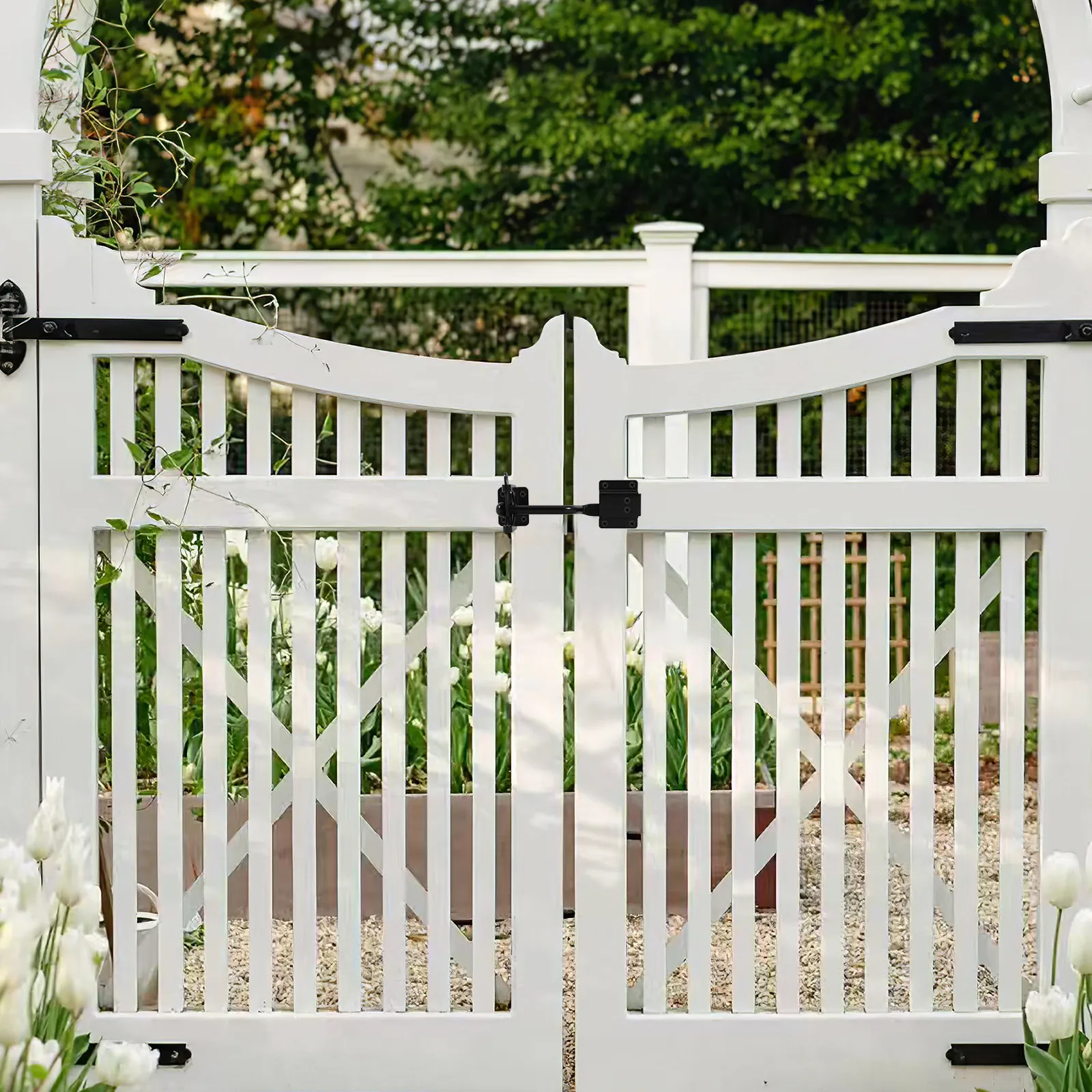 Galvanized Iron Self Locking Fence Gate Latch Heavy Duty Outdoor Security Hardware for Garden Easy Install
Galvanized Iron Self Locking Fence Gate Latch Heavy Duty Outdoor Security Hardware for Garden Easy Install