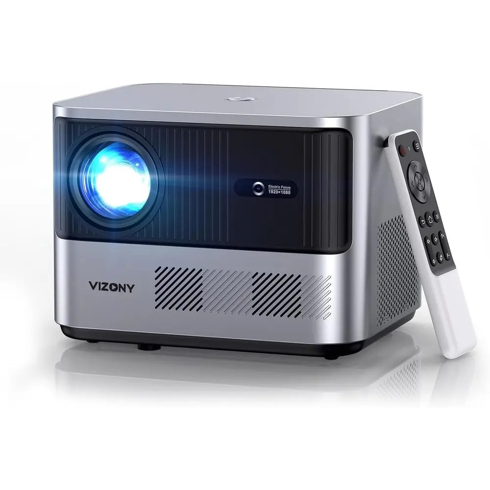 4K-Capable 1080P Home Theater Projector with 5G, Bluetooth, and Outdoor Use for iOS, Android, PC, and TV
4K-Capable 1080P Home Theater Projector with 5G, Bluetooth, and Outdoor Use for iOS, Android, PC, and TV