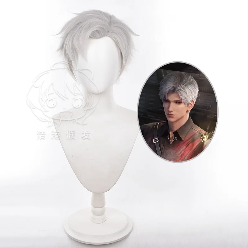 Sylus Cosplay Wig Love and Deepspace Costume Accessories Halloween Party Unisex Gray Short Hair Anime Con Stage Performance Wigs
Sylus Cosplay Wig Love and Deepspace Costume Accessories Halloween Party Unisex Gray Short Hair Anime Con Stage Performance Wigs