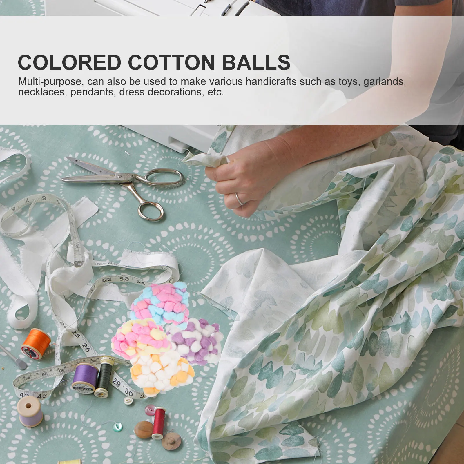 500Pcs Colored Cotton Balls Warm Pom Pom Balls for Pets Nest DIY Crafts Making Decorations Multi-Color Soft Touch
500Pcs Colored Cotton Balls Warm Pom Pom Balls for Pets Nest DIY Crafts Making Decorations Multi-Color Soft Touch