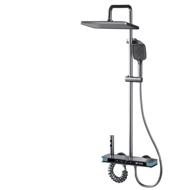 Gun gray shower shower set, pressurized, constant temperature all-copper nozzle
Gun gray shower shower set, pressurized, constant temperature all-copper nozzle