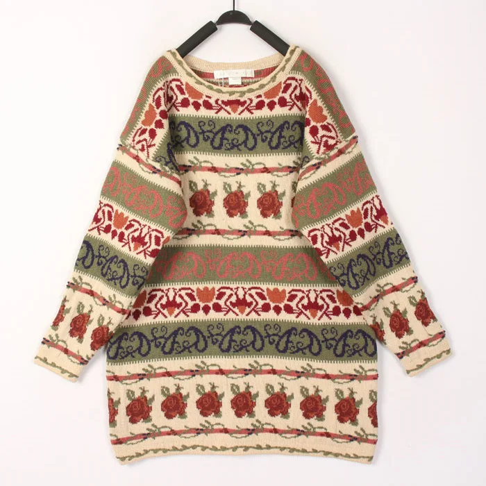 Вязаный шерстяной свитер-пальто в этническом стиле, японский стиль Харадзюку, винтажный, уникальный, для повседневной носки, с длинными рукавами, круглый вырез
Вязаный шерстяной свитер-пальто в этническом стиле, японский стиль Харадзюку, винтажный, уникальный, для повседневной носки, с длинными рукавами, круглый вырез