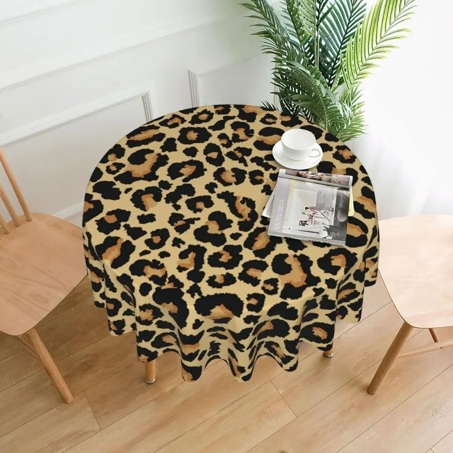 Leopard Print Round TableclothAnimal Abstract Skin Circle Table Cover Stain Resistae WrinkleFree Table Cloth 60 Ih for Home Kit
Leopard Print Round TableclothAnimal Abstract Skin Circle Table Cover Stain Resistae WrinkleFree Table Cloth 60 Ih for Home Kit