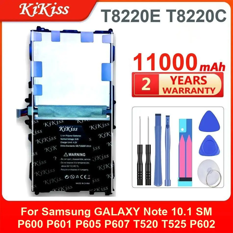 Kikiss Battery For Samsung GALAXY Note 10.1 SM P600 P601 P605 P607 T520 T525 P602,T8220E T8220C,11000Mah
Kikiss Battery For Samsung GALAXY Note 10.1 SM P600 P601 P605 P607 T520 T525 P602,T8220E T8220C,11000Mah