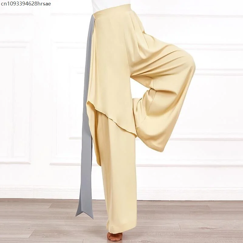 Women Elegant Wide Leg Dance Pants Vintage Chiffon Dance Trousers Practice Jazz Performance Pants Loose Trouser Dance Costume
Women Elegant Wide Leg Dance Pants Vintage Chiffon Dance Trousers Practice Jazz Performance Pants Loose Trouser Dance Costume