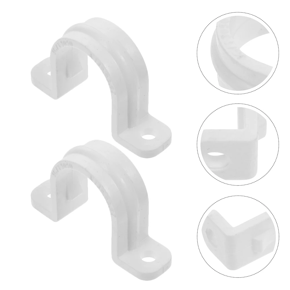 20Pcs High Strength PVC Electrical Pipe Strap Clamps U-Tube Fixation Clips Heavy Duty Hose Holders
20Pcs High Strength PVC Electrical Pipe Strap Clamps U-Tube Fixation Clips Heavy Duty Hose Holders