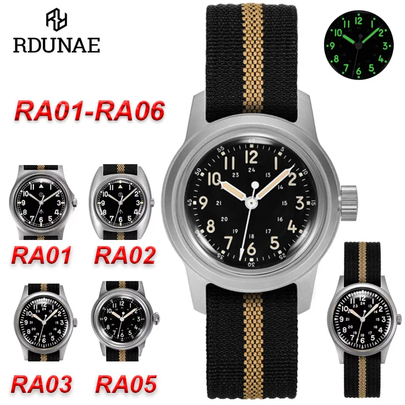 RDUNAE RA01-06 Vintage Quartz Watch K1 Mineral Crystal Stainless Steel Luminous Waterproof Men Fashion Watches
RDUNAE RA01-06 Vintage Quartz Watch K1 Mineral Crystal Stainless Steel Luminous Waterproof Men Fashion Watches