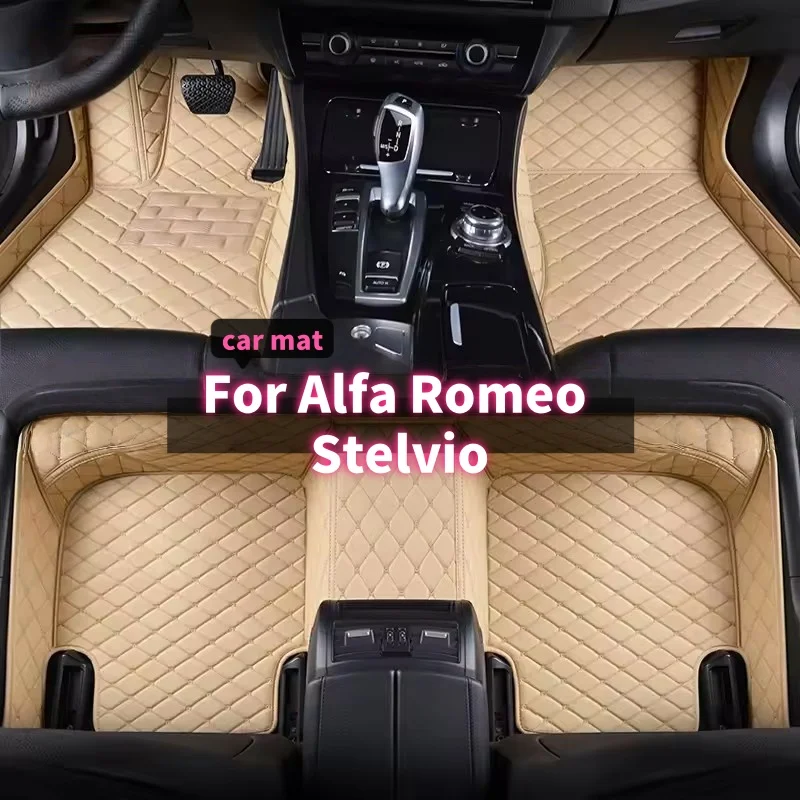 Изготовленные на заказ противоскользящие автомобильные коврики для Alfa Romeo Stelvio, автомобильные ковры, аксессуары для ног, авто интерьер
Изготовленные на заказ противоскользящие автомобильные коврики для Alfa Romeo Stelvio, автомобильные ковры, аксессуары для ног, авто интерьер