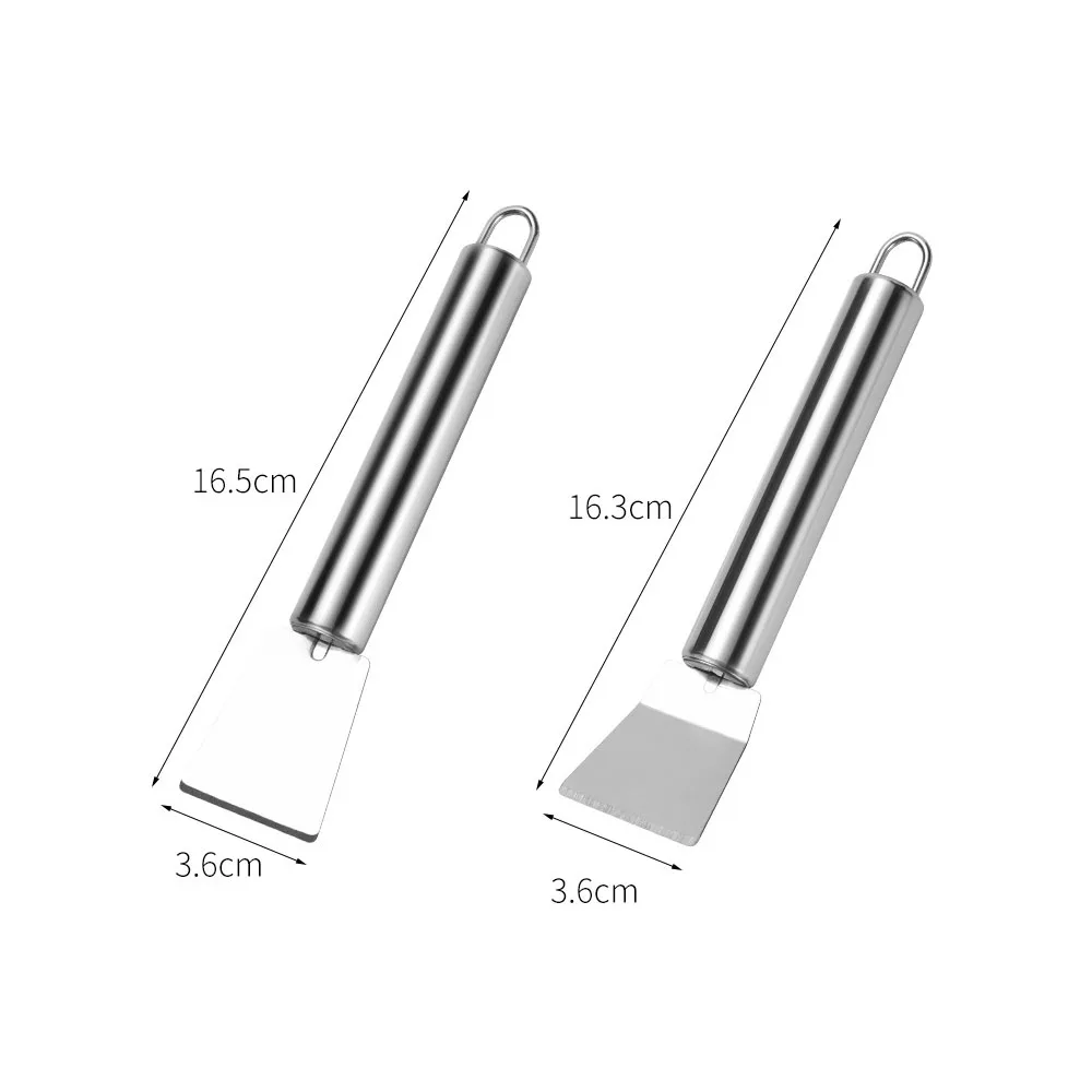 Multifunctional Stainless Steel Kitchen Cleaning Scraper Ice Thawing Scraper Oil Stain Remover Kitchen Cleaning Tool
Multifunctional Stainless Steel Kitchen Cleaning Scraper Ice Thawing Scraper Oil Stain Remover Kitchen Cleaning Tool
