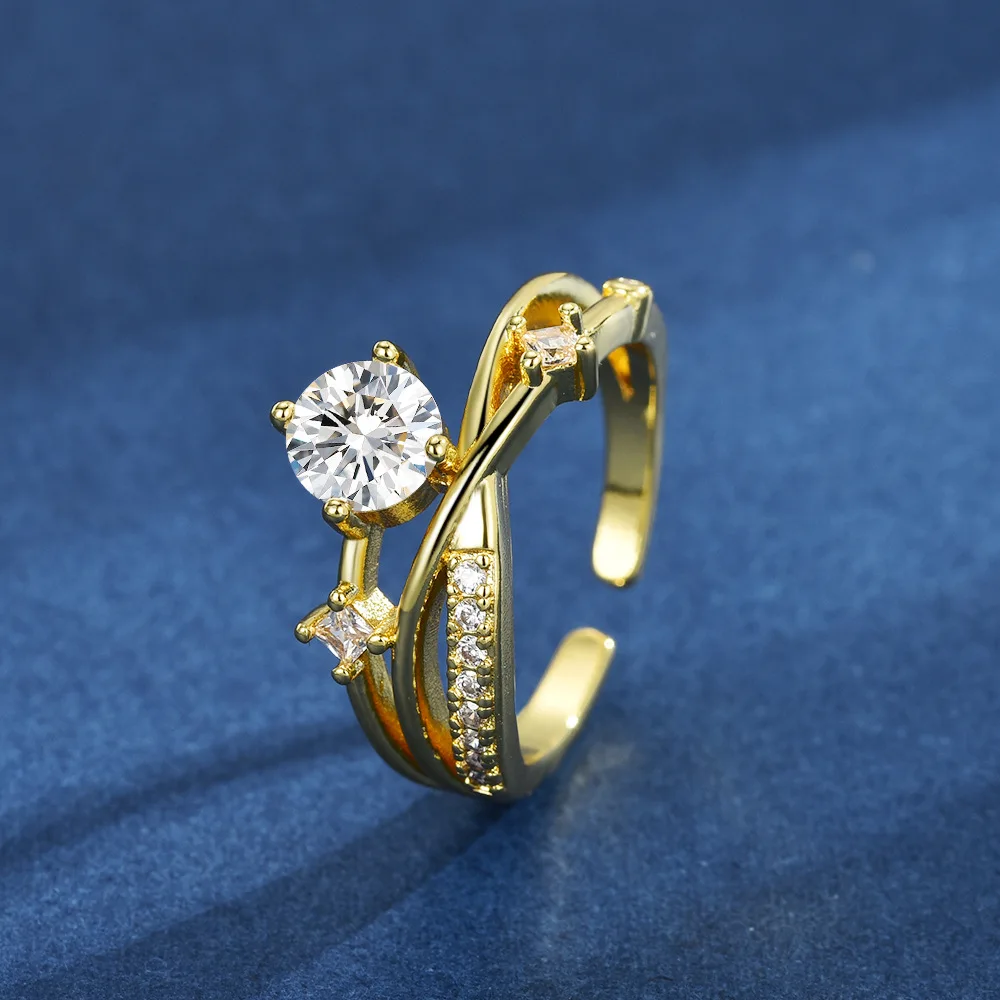 Planet Trajectory Moissanite ring for women, French light luxury personality, cross-geometric open index finger ring MJZ-97
Planet Trajectory Moissanite ring for women, French light luxury personality, cross-geometric open index finger ring MJZ-97