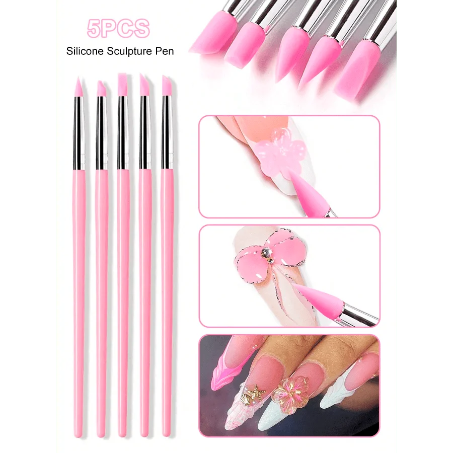5 nail art gel engraving pens, engraving pens, engraving and dotting, suitable for nail art stores, home nail art salons 3D engraving tool accessories, nail products, nail pressing tools, nail care and pedicure tools
5 nail art gel engraving pens, engraving pens, engraving and dotting, suitable for nail art stores, home nail art salons 3D engraving tool accessories, nail products, nail pressing tools, nail care and pedicure tools