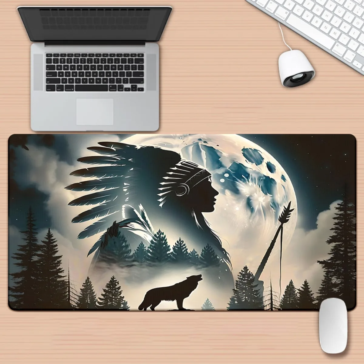 1pc Moon Silhouette Pattern Mouse Pad XXL Gaming Desk Mat, Non-Slip Rubber Base Computer Mouse Pad for PC Office
1pc Moon Silhouette Pattern Mouse Pad XXL Gaming Desk Mat, Non-Slip Rubber Base Computer Mouse Pad for PC Office