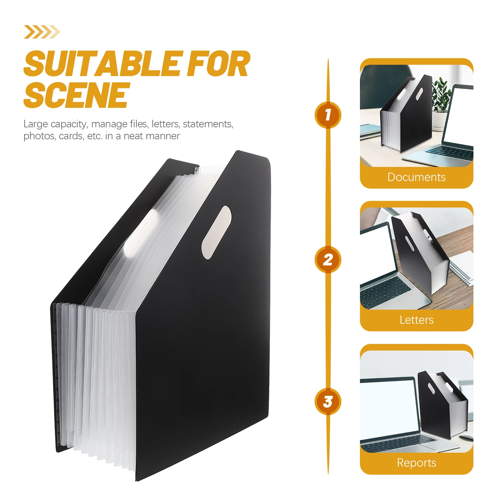 A4 Large Capacity File Folder Black Plastic Receipts Holder able Accordion Document Storage Desktop ganizer
A4 Large Capacity File Folder Black Plastic Receipts Holder able Accordion Document Storage Desktop ganizer