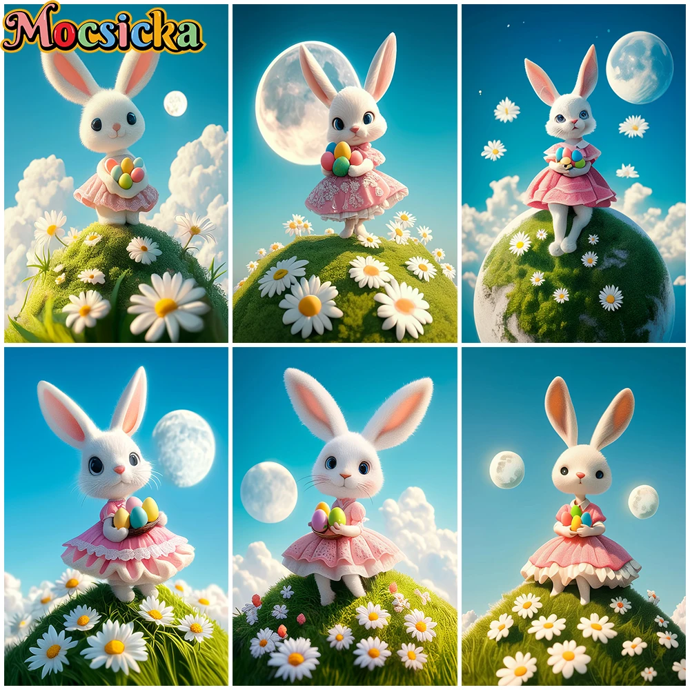 Mocsicka Easter Bunny Backdrop Outdoor Flower Grass Party Decoration Baby Photo Birthday Spring Background Shooting Props Studio
Mocsicka Easter Bunny Backdrop Outdoor Flower Grass Party Decoration Baby Photo Birthday Spring Background Shooting Props Studio