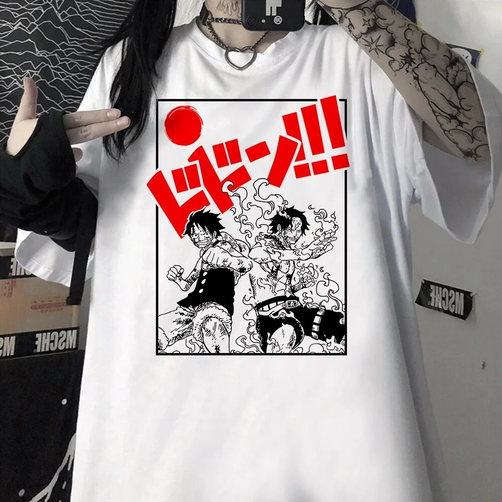 Japanese Anime ONE PIECE Luffy Print Men Women Summer T-shirt Leisure Sports Fitness Oversized Comfortable Cotton Short Sleeves
Japanese Anime ONE PIECE Luffy Print Men Women Summer T-shirt Leisure Sports Fitness Oversized Comfortable Cotton Short Sleeves