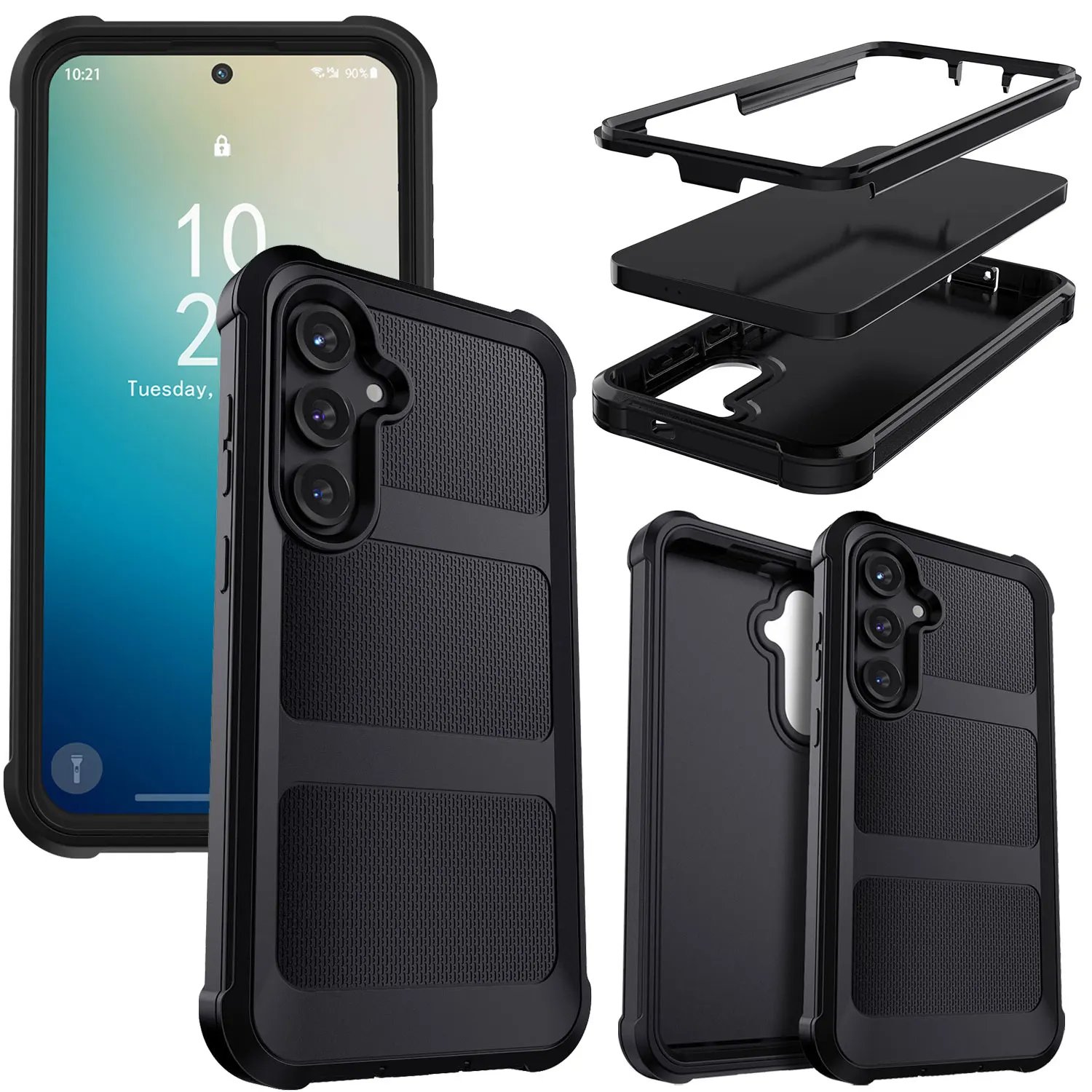 For Samsung For Galaxy S25/S25 Plus/S25 Ultra/S25 FE/S25 Edge Shockproof Heavy Duty Phone Case Rugged Bumper Dual Layer Cover
For Samsung For Galaxy S25/S25 Plus/S25 Ultra/S25 FE/S25 Edge Shockproof Heavy Duty Phone Case Rugged Bumper Dual Layer Cover
