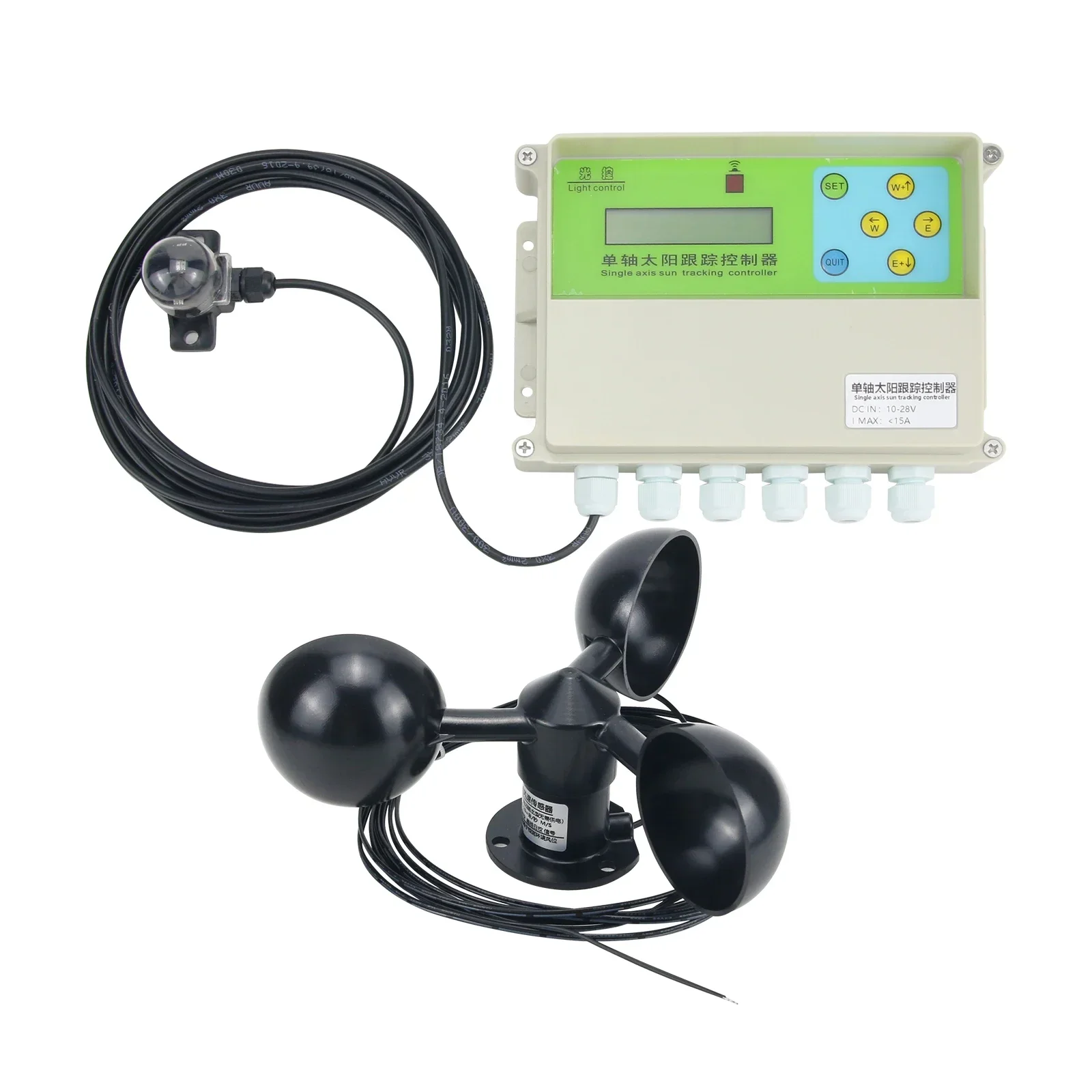 XMYC-1 Single Axis Solar Tracker Controller 12-24V Solar Panel Tracker with Wind Speed Sensor
XMYC-1 Single Axis Solar Tracker Controller 12-24V Solar Panel Tracker with Wind Speed Sensor