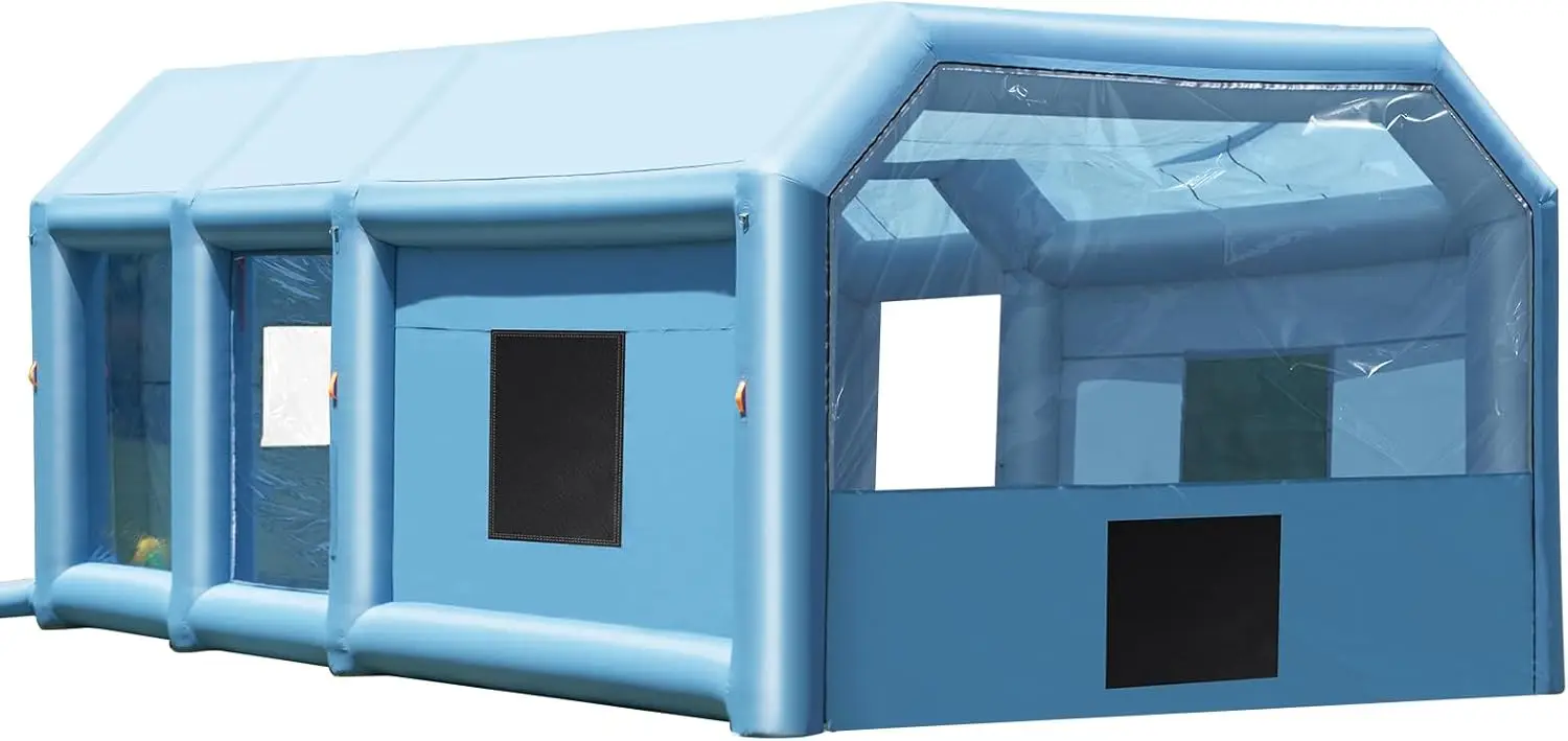 Inflatable Paint Booth, 27.9 x 15.7 x 10.8 ft Inflatable Spray Booth, Portable Car Paint Booth for Small Truck, with 950W+750W P
Inflatable Paint Booth, 27.9 x 15.7 x 10.8 ft Inflatable Spray Booth, Portable Car Paint Booth for Small Truck, with 950W+750W P
